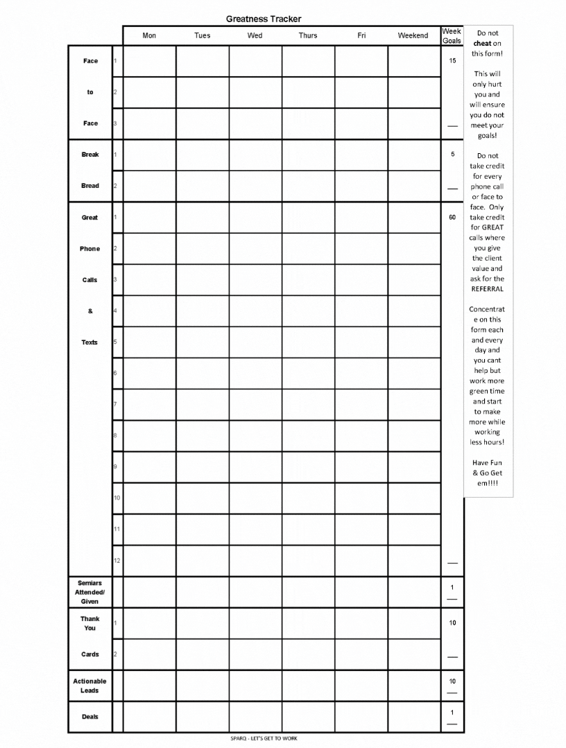 Greatness Tracker Animation