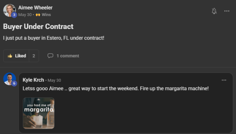 New buyer Aimee